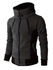 Griffiths – Langärmeliger Kapuzenpullover mit Viertel Reißverschluss