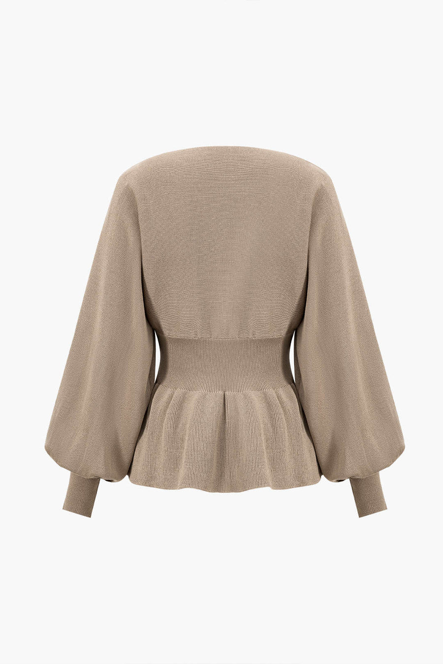 Amelie | Elegantes Strick-Set mit Peplum-Top & Bleistiftrock