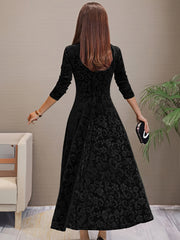 Isabella | Damen Samtkleid elegant modern stilvoll