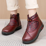 Bianca™ - Vintage-Stiefeletten mit Blumenmuster