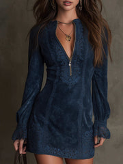 Debbie™ - Wildleder Minikleid