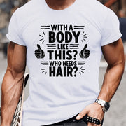 Hairy – Stylisches T-Hemd Mit Kurzen Ärmeln