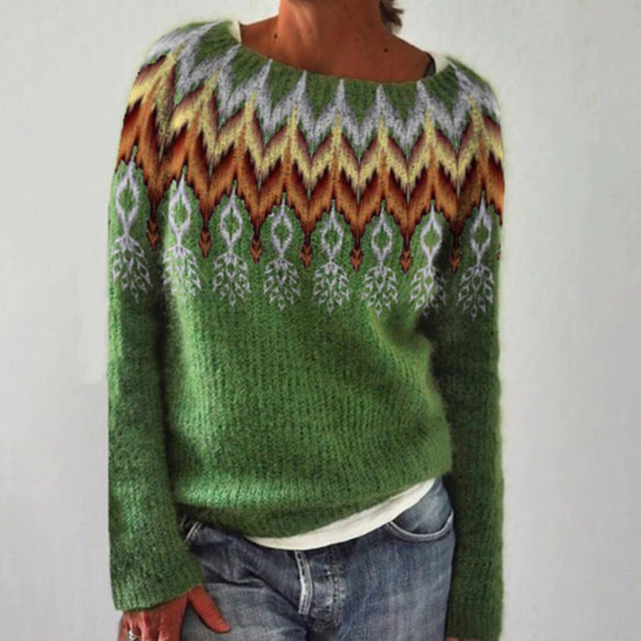 Damen Freizeit Langarm-Strickpullover | Gestrickt