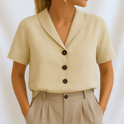 Paula | Exklusive Schlichte Bluse Damen