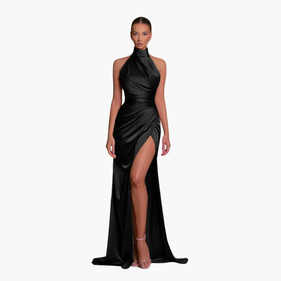 Glamouröses Satin Abendkleid - perfekt für Damen Gala Events