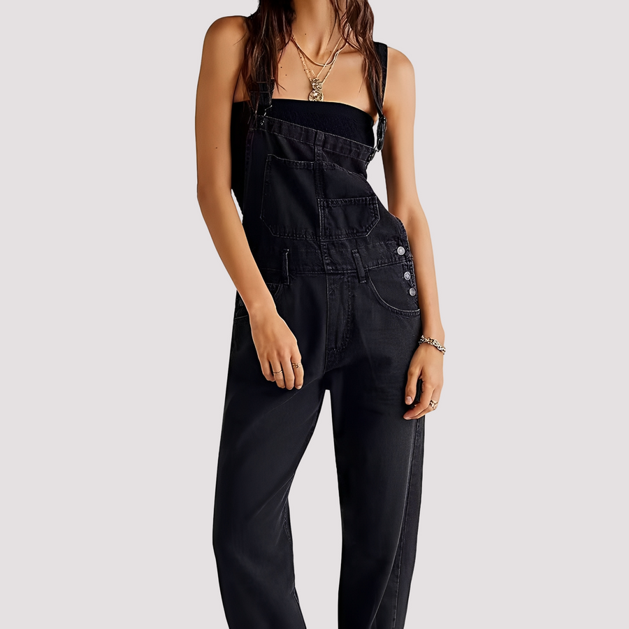 Sophie - Lässiger, locker sitzender Jeans-Jumpsuit für Damen