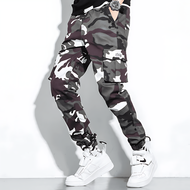 Paul | Camo Cargo Hose Herren in stilvoller Ausführung