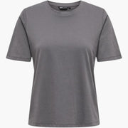Damen T-Shirt mit Rundhalsausschnitt und kurzen Ärmeln