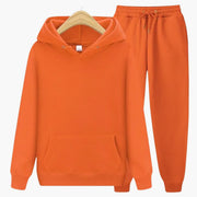 Herren Jogginganzug mit Kapuzenpullover und Bündchenhose
