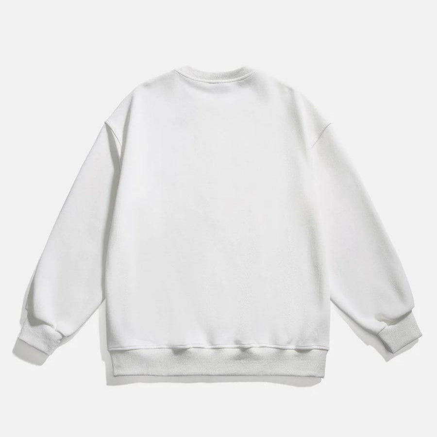 Arietty - Lässiges Sweatshirt mit Katzenmotiv aus Baumwolle