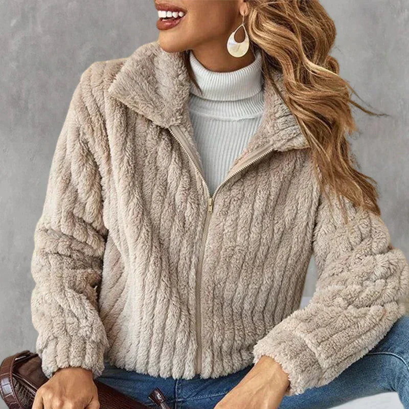 Jasmine - Bequeme & Modische Fleecejacke für Damen