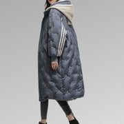 Damen Oversized Daunenmantel mit Kapuze – Stylischer und warmer Wintermantel für kalte Tage