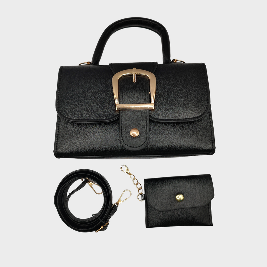 Luxuriöses veganes Leder Handtaschen- & Portemonnaie-Set