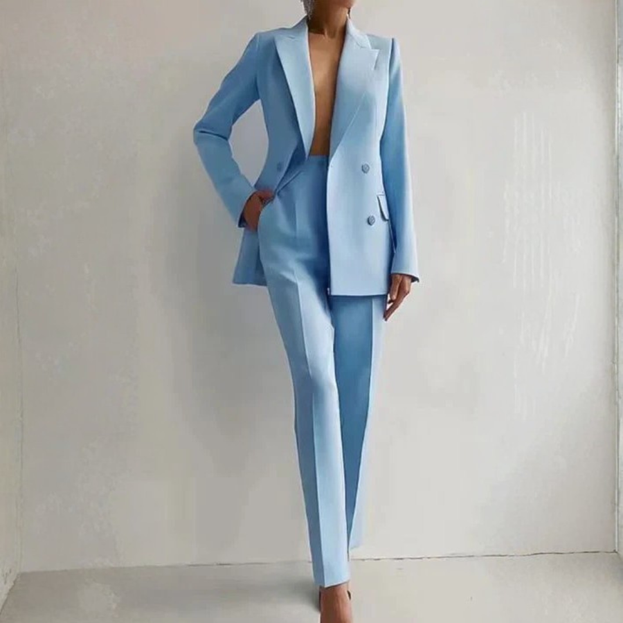 Elke | Damen Zweiteiler Blazer Hosen Set