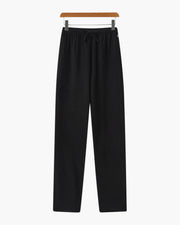 Adrian | Leichte Slim Fit Herren Sommer Leinenhose mit Kordelzug