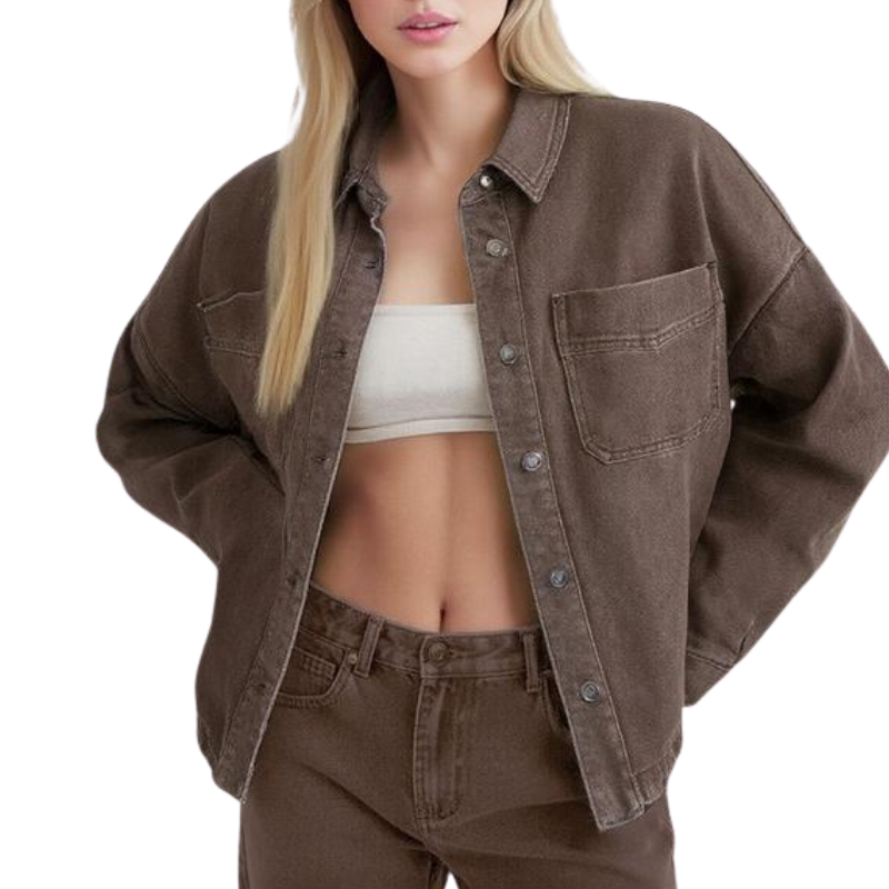 Celina | Elegante Jacke im entspannten Vintage-Stil