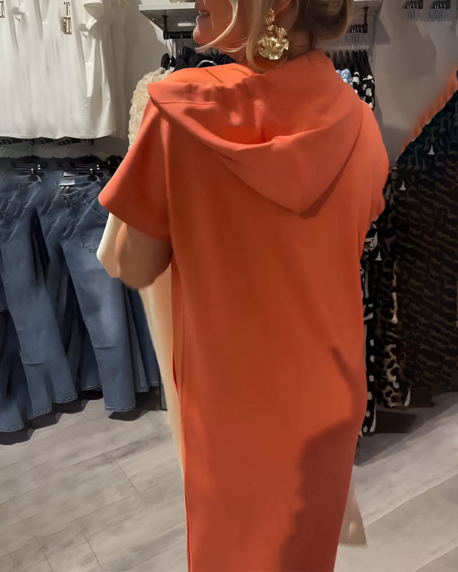 Saskia™ | Lässiges Hoodiekleid