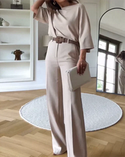 Damen Zweiteiler aus Baumwolle – Casual Look mit Gummibund – Sommer Set