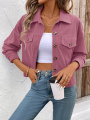 Nichola – Langärmelige Jacke Mit Knopfleiste