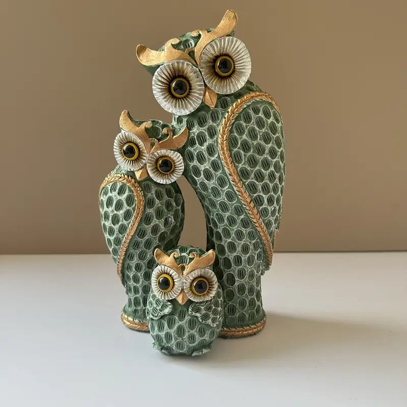 EchoOwlet – Moderne Eulen Familie Figur