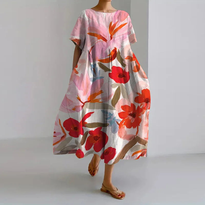 Elegantes Blumen Kleid