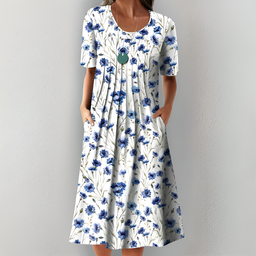 Abilene | Elegantes Blumenkleid