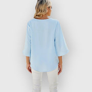 Rachel | Bluse mit V-Ausschnitt