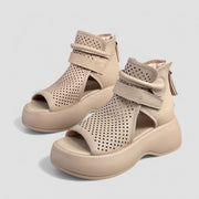 Eden | Vintage-Plateausandalen