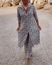 Johanna | Damen Set Geometrische Eleganz – Geometrisches Muster Set 2026