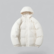 Unisex Winter Daunenjacke Mit Reißverschluss | Kapuze