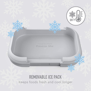 Avelena | Bentgo Kids Chill Lunch Box - Bento-Stil Mittellösung mit 4 Fächern und herausnehmbarem Kühlakku für Mahlzeiten und Snacks unterwegs - Auslaufsicher, spülmaschinenfest, BPA-frei (Lila)