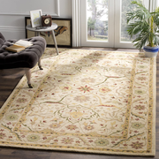 Avelena | Safavieh Antiquity Collection At14e Handgefertigter Traditioneller Orientalischer Premium-Wolle Akzentteppich, 2' X 3', Blau