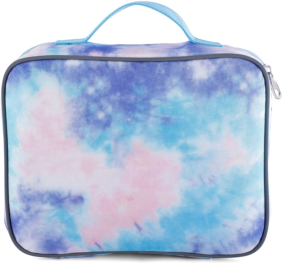 Avelena | Fenrici Batik Lunch Box für Jungen, Mädchen, Kinder isolierte Lunch Tasche, weicher Raum, geräumig, BPA-frei, lebensmittelsicher, 10.8in X 9.2in X 3.8in (Indigo Blau Batik)
