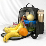 Avelena | Isolierter Cooler Hält wiederverwendbare Eisbeutel für Schulbrotdosen Lunch Tasche Lebensmittelaufbewahrungstasche Eis Feuer Fußball Basketball Jungen Mädchen