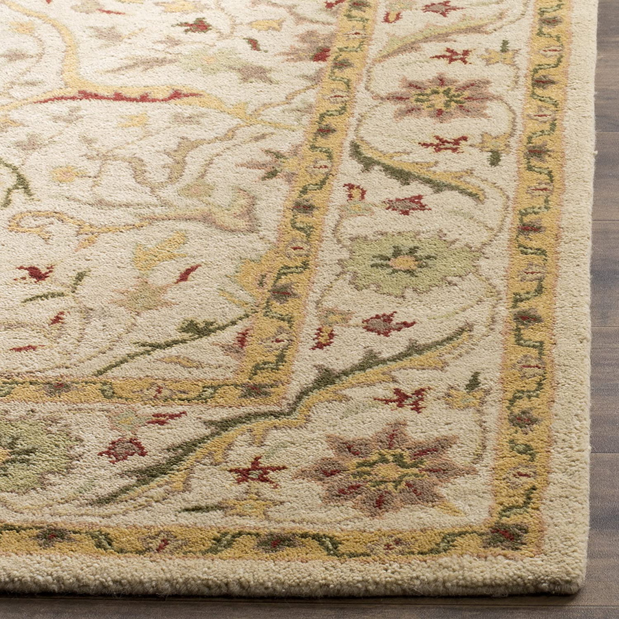 Avelena | Safavieh Antiquity Collection At14e Handgefertigter Traditioneller Orientalischer Premium-Wolle Akzentteppich, 2' X 3', Blau