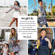 Avelena | Fit + Fresh Westport Isolierte, weich gefütterte Lunchbag-Set mit wiederverwendbaren Behältern und passender Wasserflasche, Schwarz & Weiß Ikat-Fliesen