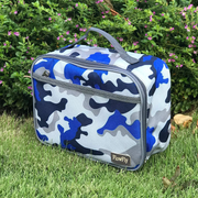 Avelena | Flowfly Kinder Lunchbox Isolierte Weiche Tasche Mini Kühler Zurück Zur Schule Thermo Mahlzeit Tragetasche Set Für Mädchen, Jungen, Frauen, Männer, Silber