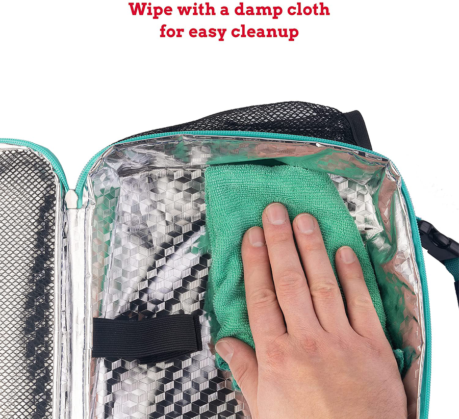 Avelena | Whiskware Isolierte Weichschalenkühltasche Lunchbox Für Schule, Arbeit Und Reisen, Einheitsgröße, Schwarz