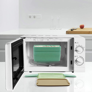 Avelena | Koccido Bento-Box-Lunchbox-Set, japanische Lunchbox 3-in-1-Fach, stapelbare Lunchbox, auslaufsichere Lunchbox, Bento-Lunchbox für Kinder und Erwachsene
