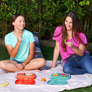Avelena | Bentgo Fresh – Auslaufsicher, Vielseitige 4-Fächer Bento-style Lunchbox mit herausnehmbarem Trennstück, Portionskontrollierte Mahlzeiten für Teenager und Erwachsene unterwegs – BPA-freie, lebensmittelsichere Materialien (Rot)