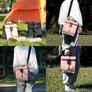 Avelena | Sunny Bird Isolierte Lunchbox Pink Lunch Tasche Kleine Kühlbox Für Frauen, Mädchen, Erwachsene Und Teenager (Pink)