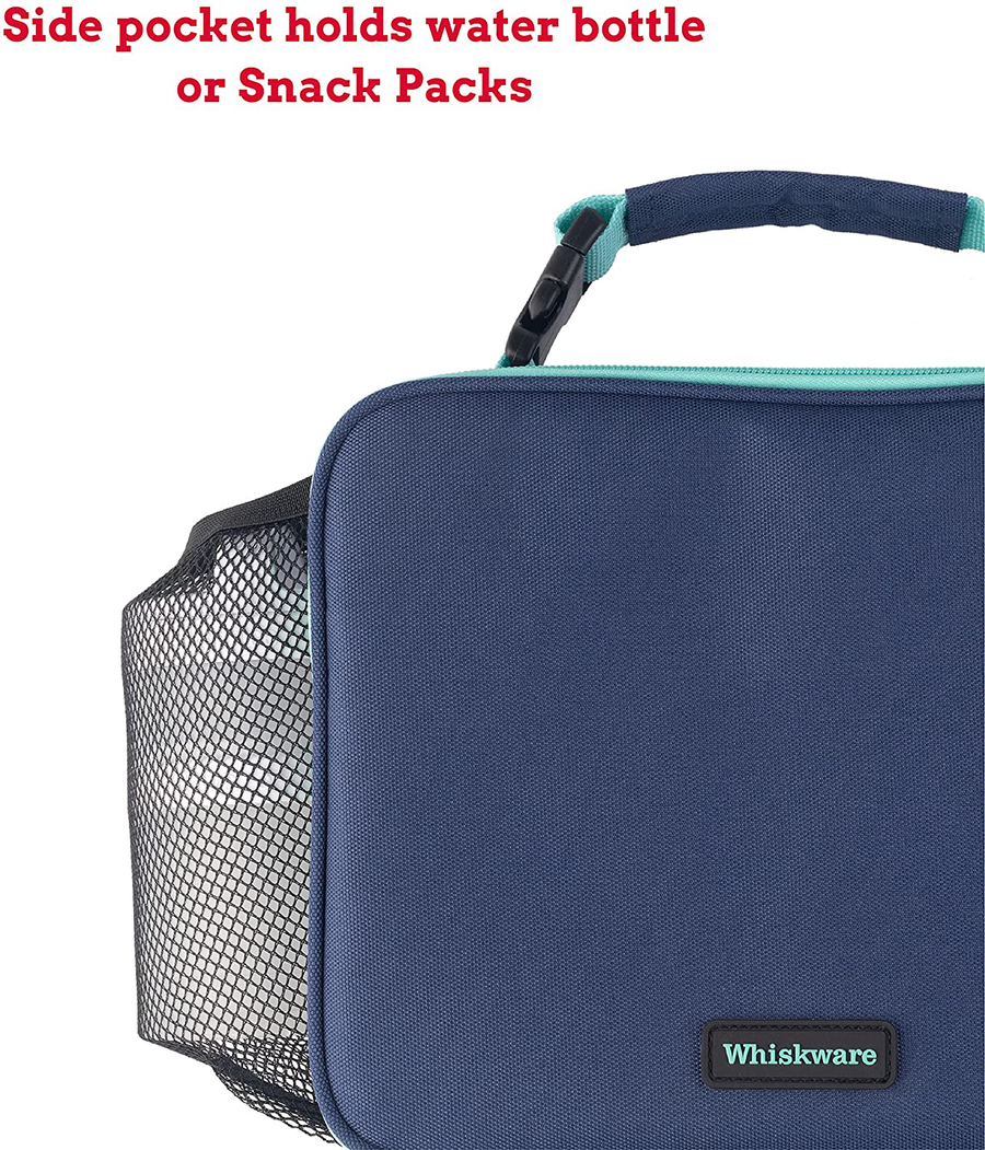 Avelena | Whiskware Isolierte Weichkühlertasche für Mittagessen für Schule, Arbeit und Reisen, Einheitsgröße, Koralle