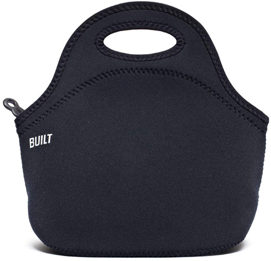 Avelena | Built Gourmet Getaway Soft Neopren Lunch Tote Bag - Leicht, Isoliert und Wiederverwendbar Schwarz Lb31-Blk