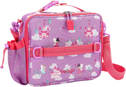 Avelena | Bentgo Kids Prints Lunchbox - Doppelt isoliert, langlebiger, wasserabweisender Stoff mit inneren und äußeren Reißverschlusstaschen und externem Flaschenhalter - Ideal für Kinder jeden Alters (Feen)