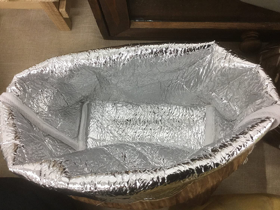Avelena | Toyo Case Tier Lunchbag Stoffbeutel Isolierung Aluminiumplatte Innen Bär