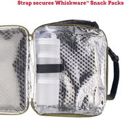 Avelena | Whiskware Isolierte Weichschalenkühltasche Lunchbox Für Schule, Arbeit Und Reisen, Einheitsgröße, Schwarz