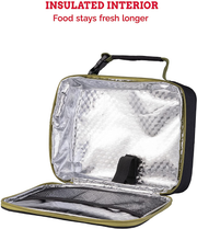 Avelena | Whiskware Isolierte Weichkühlertasche für Mittagessen für Schule, Arbeit und Reisen, Einheitsgröße, Koralle