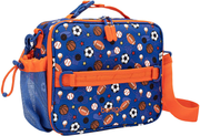 Avelena | Bentgo Kids Prints Lunch Bag - Doppelt isoliert, langlebig, wasserabweisender Stoff mit internen und externen Reißverschlusstaschen und externem Flaschenhalter - Ideal für Kinder jeden Alters (Sport)