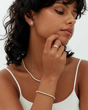 Gold Tennis Bracelet