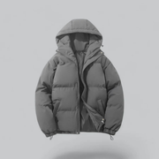 Unisex Winter Daunenjacke Mit Reißverschluss | Kapuze